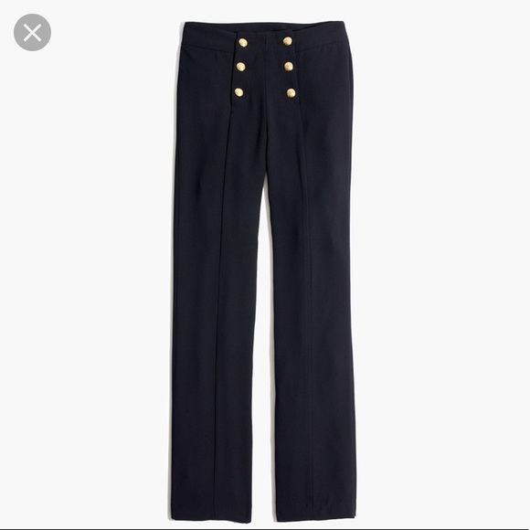 Madewell Pants - Madewell et Sezane Black Sailor Pant
